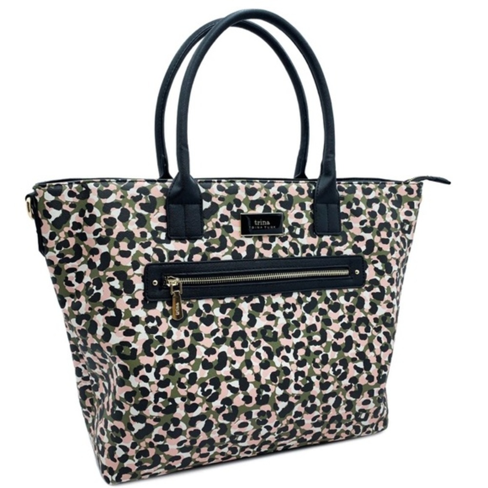 Trina Turk Leopard Print Tote Bag